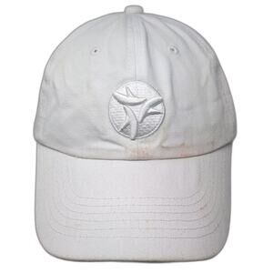 It Works! Logo Baseball Cap Hat White Slideback OS Adjustable Embroidered Strap